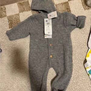 Engel merino wool body suit - 3-6mo